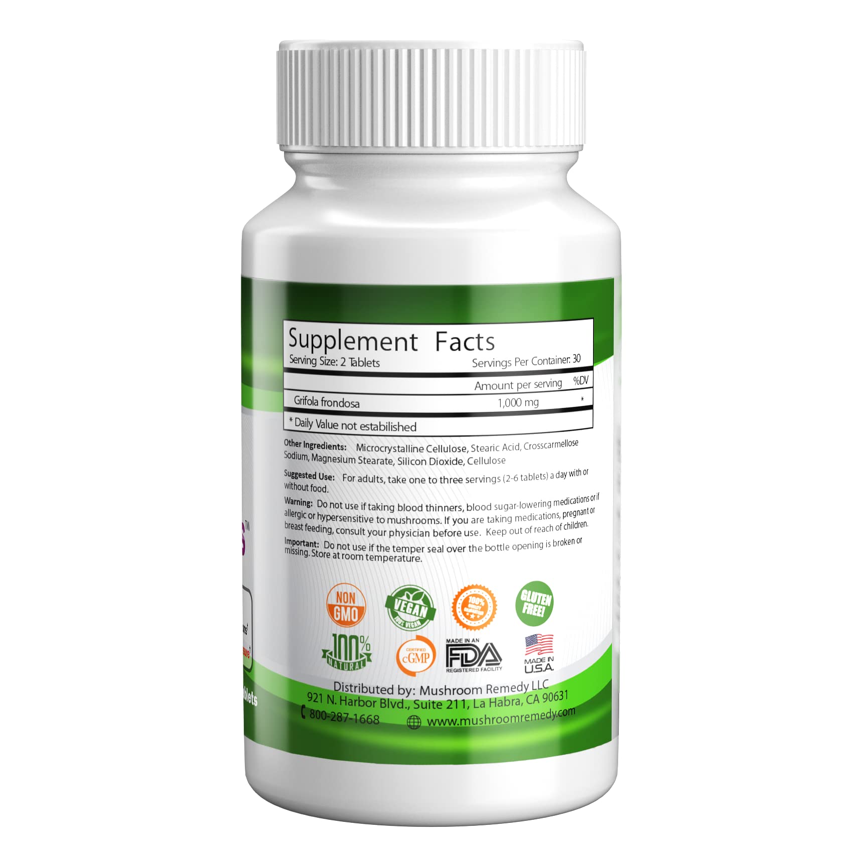 Grifola frondosa mushroom illustration representing the extract