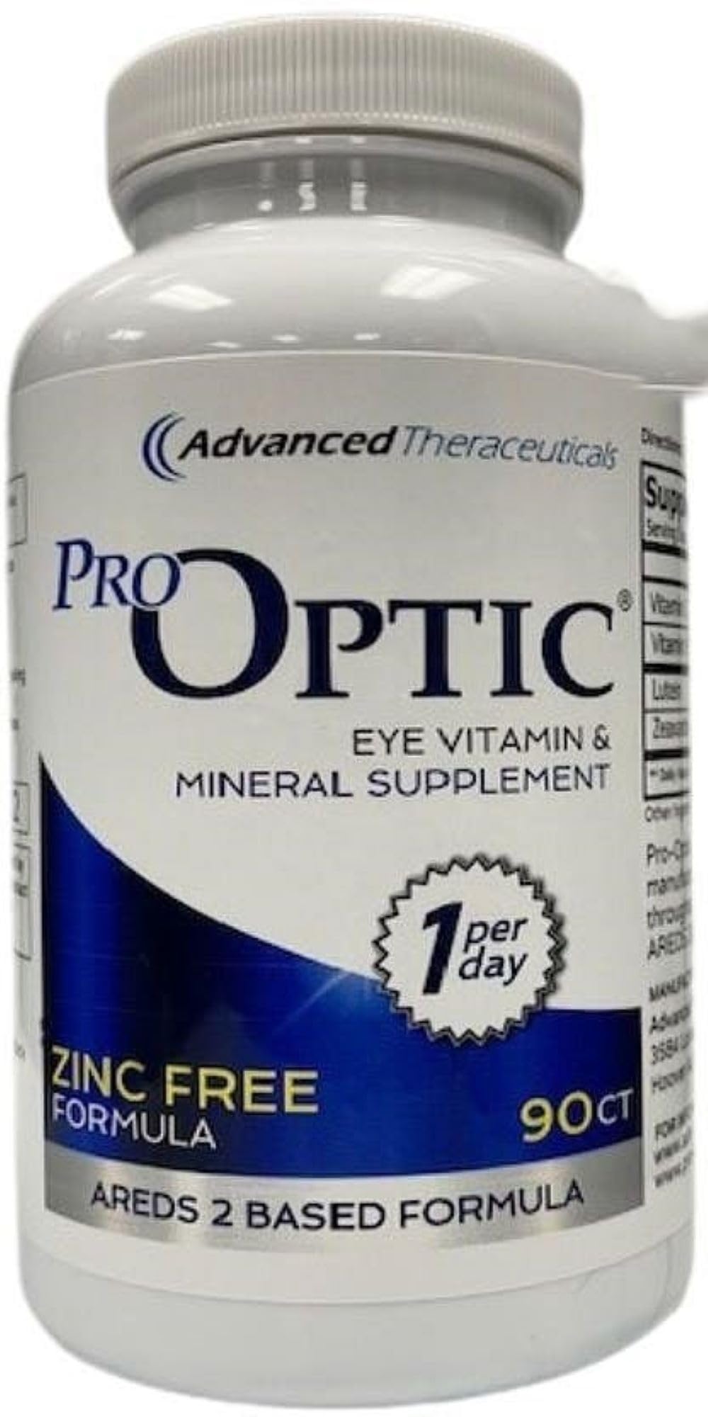 PRO-Optic Traditional Zinc Free AREDS2 bottle front view