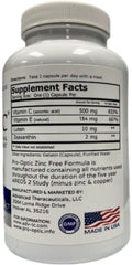 AREDS2 ingredients list (Zinc and Copper removed)