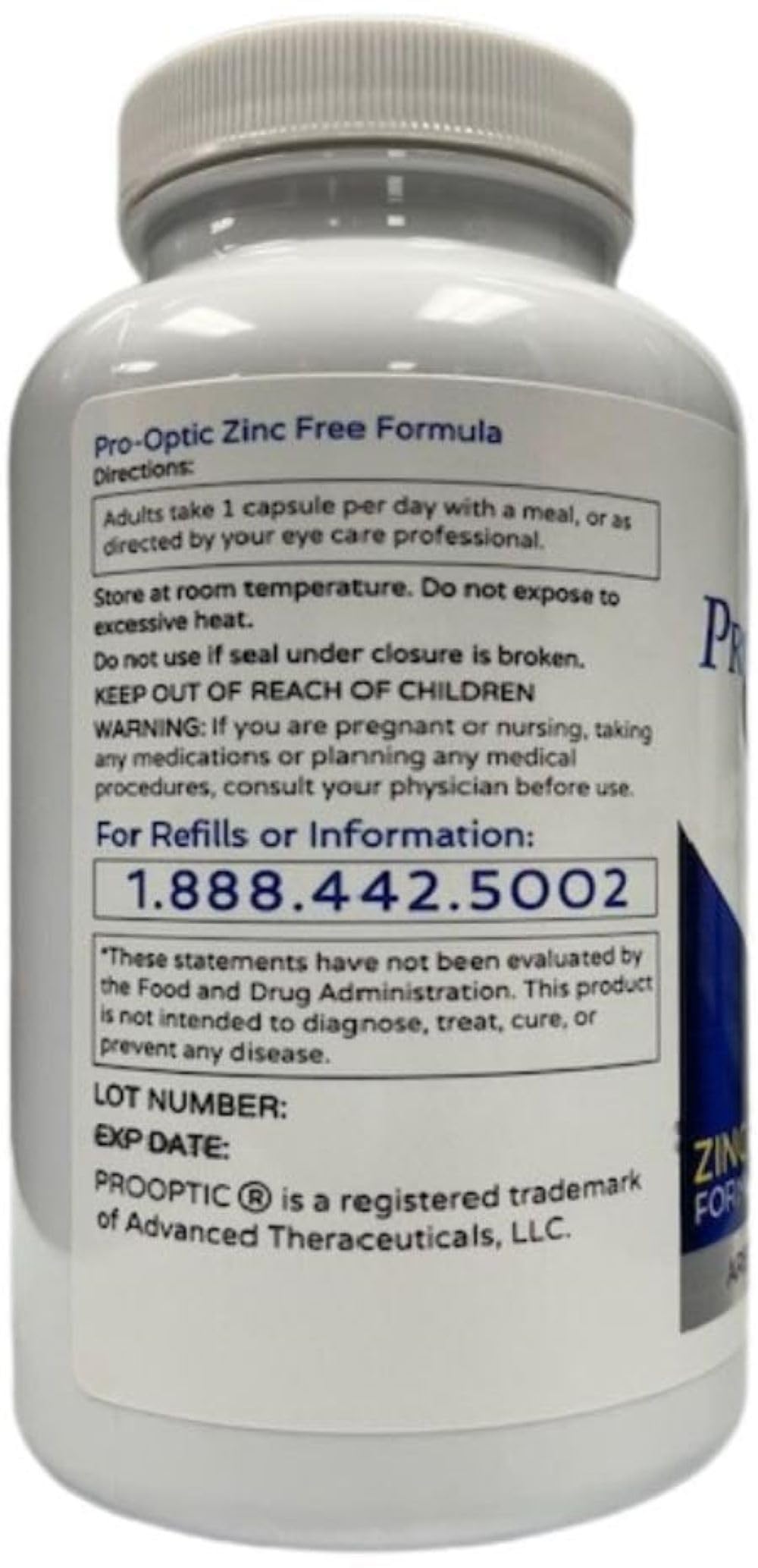 Lutein 10mg and Zeaxanthin 2mg on label