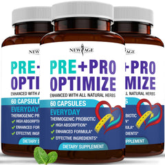 Bottle of Pro Optimize Probiotics for Women with Dong Quai and 70 Billion CFU label