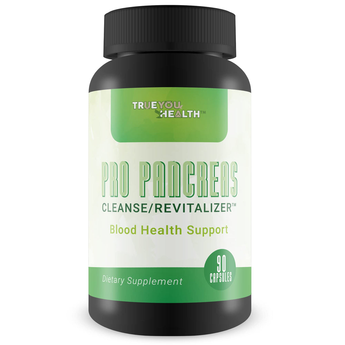 Pro Pancreas Cleanse/Revitalizer bottle on white background