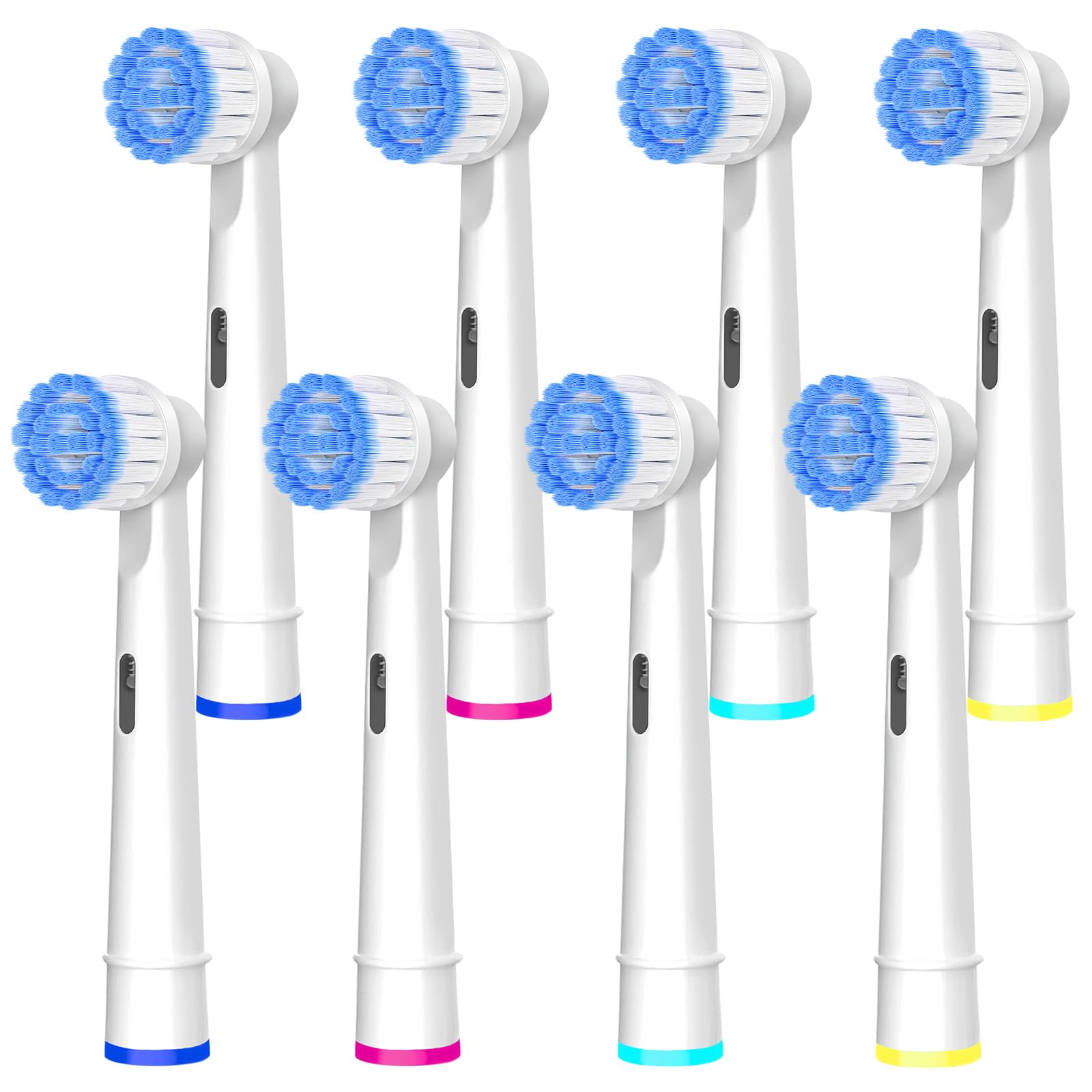 Pro Sensitive Gum Care replacement brush heads for Oral-B – white, 8-pack, ultra-soft bristles
