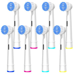 Pro Sensitive Gum Care replacement brush heads for Oral-B – white, 8-pack, ultra-soft bristles