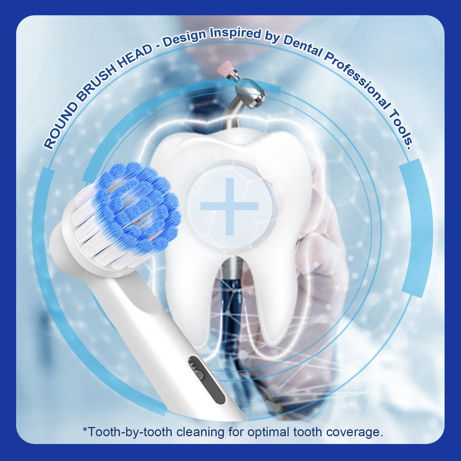 Four color ring identifiers for family sharing (blue, green, red, yellow)