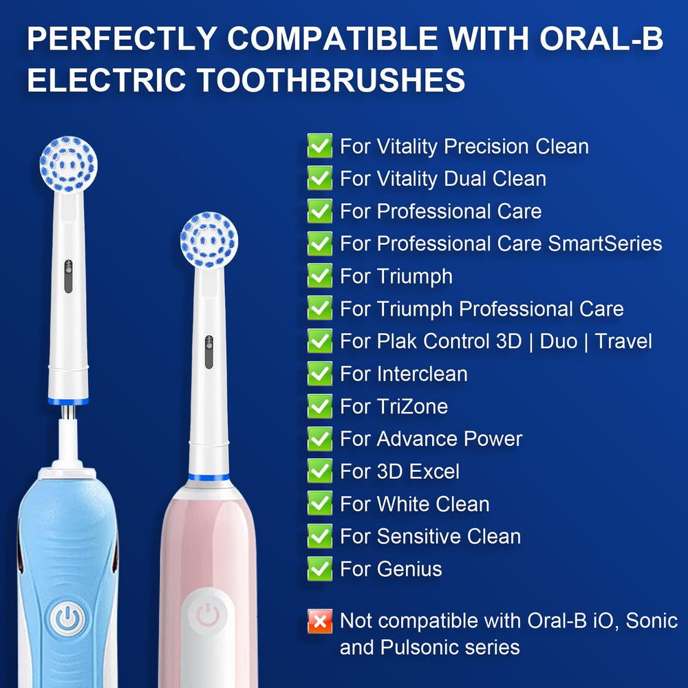 Note: Not compatible with Oral B Pulsonic and iO series