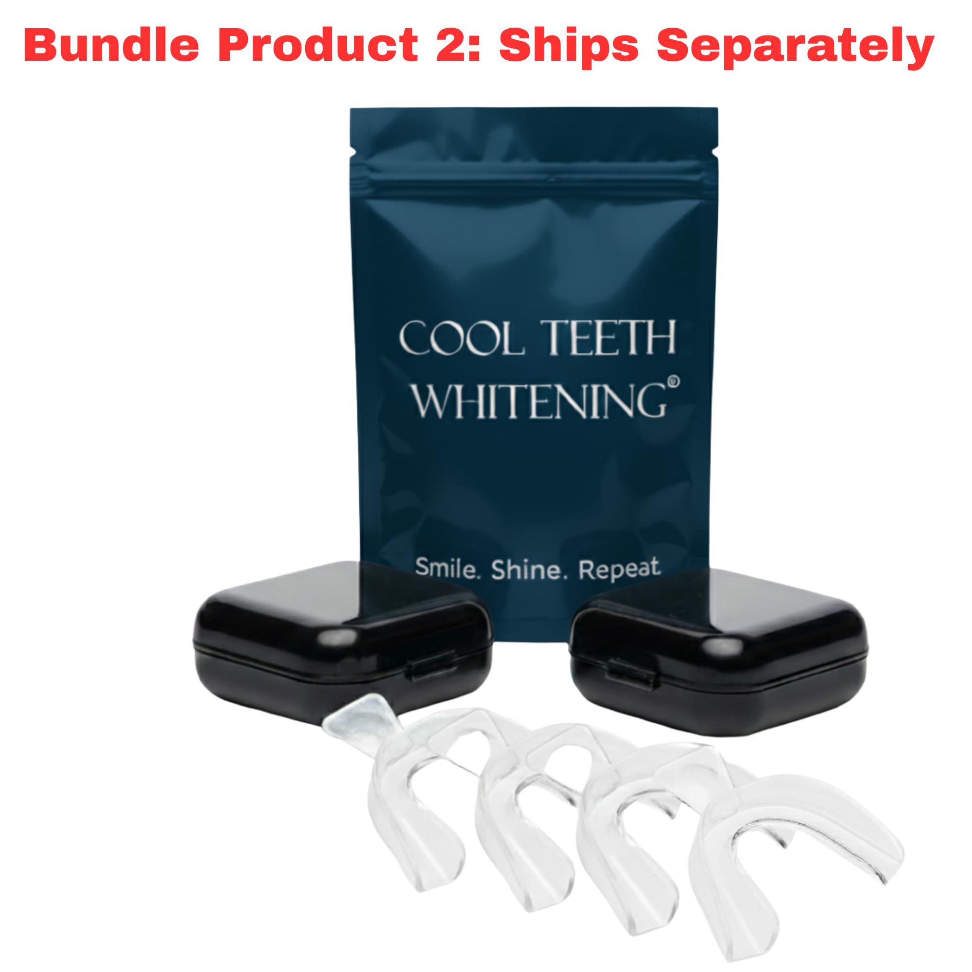 Moldable whitening trays for a custom fit