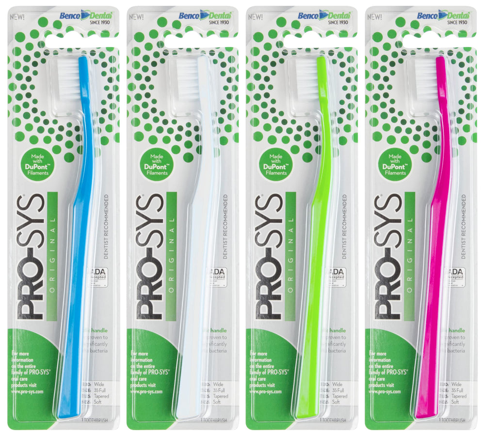 ADA Accepted PRO-SYS toothbrush with dentist endorsement