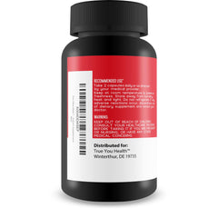 Front view of Pro Ultra Male bottle label