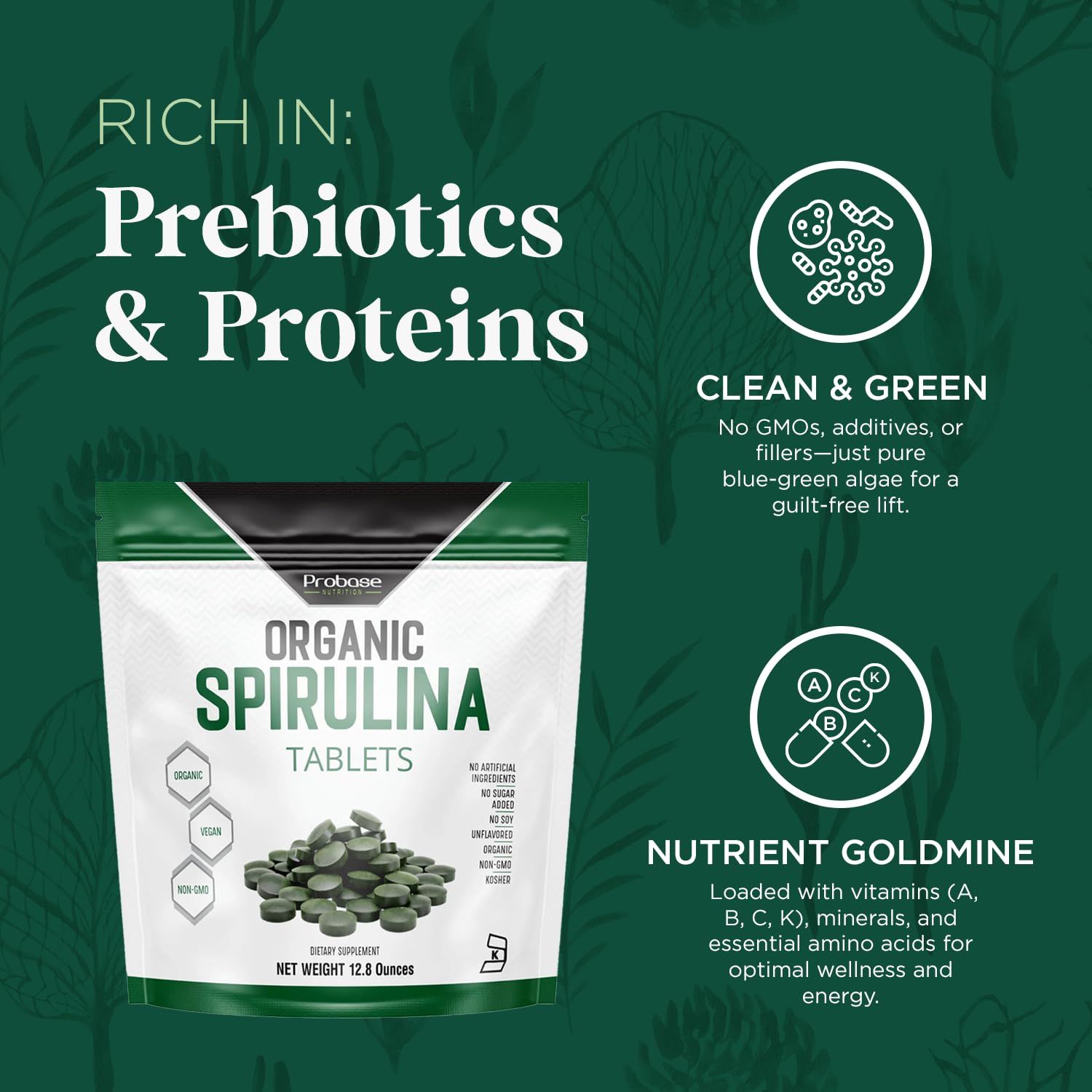 Nutrition facts and serving size information on packaging