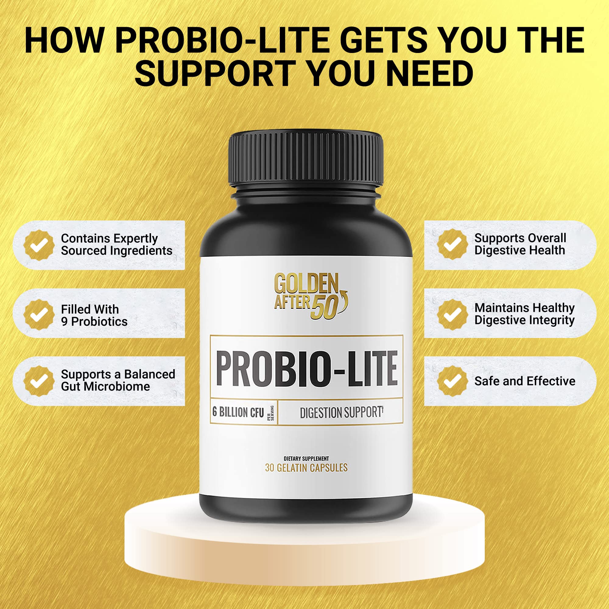 Illustration showing heartburn relief from Probio-Lite