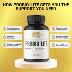 Illustration showing heartburn relief from Probio-Lite