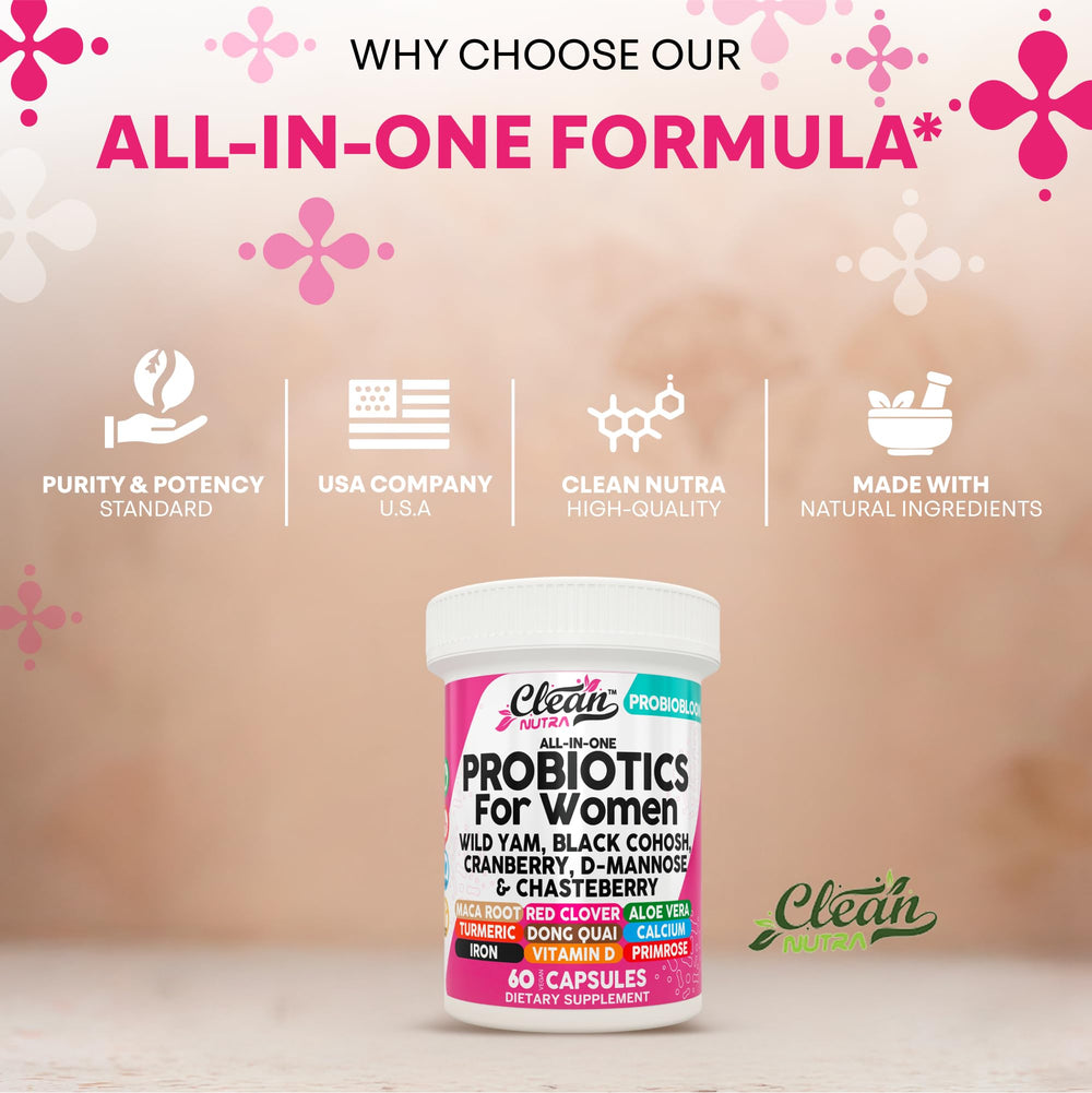 Digestive enzymes Amylase, Lipase, and Protease with probiotics.