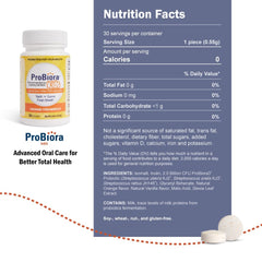 Orange creamsicle flavor of ProBiora Kids probiotic tablets