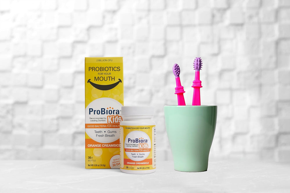 ProBiora Kids packaging with orange branding