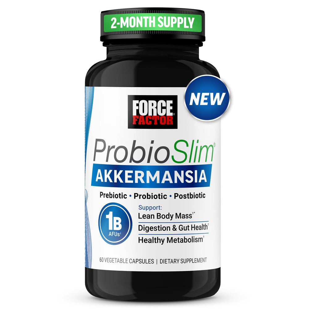 ProbioSlim Akkermansia probiotic bottle with 1 Billion AFUs of Akkermansia muciniphila