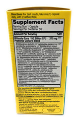 Front view of PROBIOTIC 150B ULTMT Care bottle