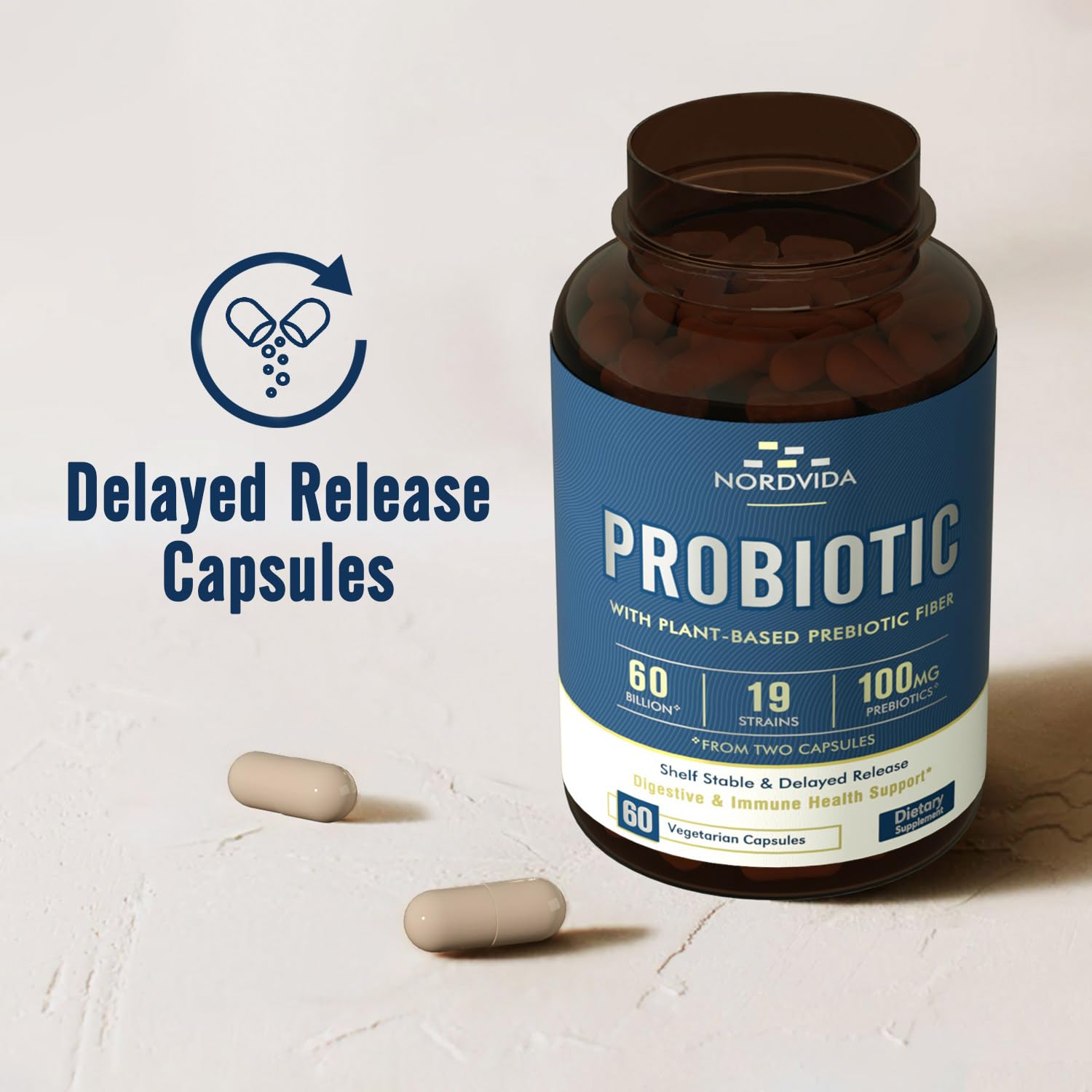 USA-made GMP-certified probiotic label