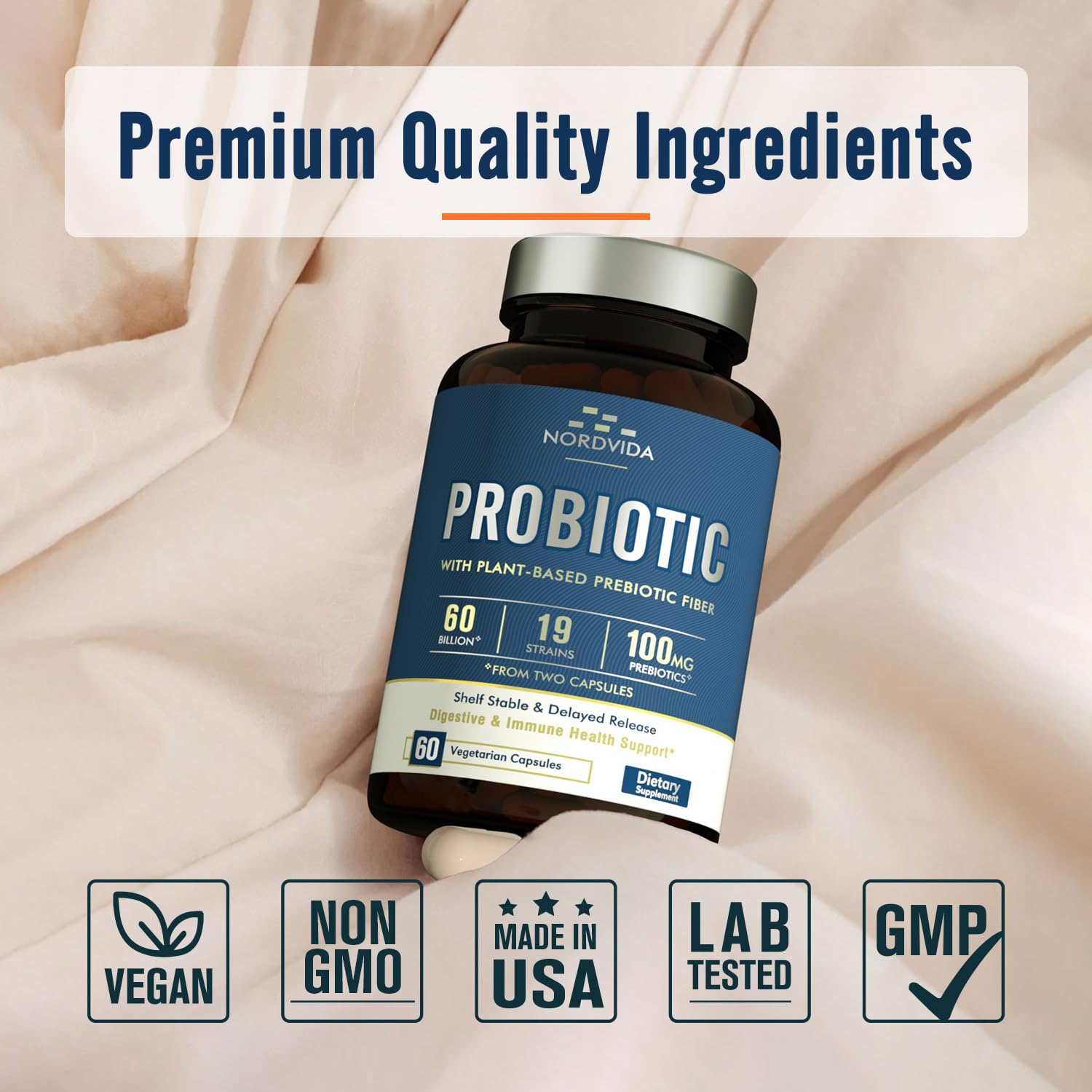 Allergen-free product label (gluten, dairy, soy free)