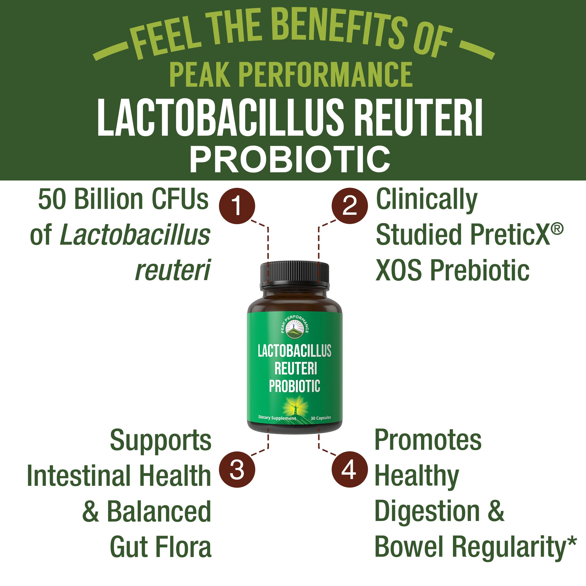 Capsules for probiotic gut health and digestive support