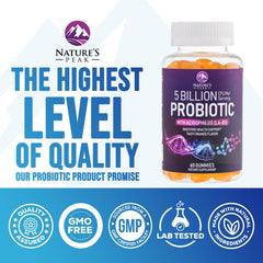 No refrigeration required icon for probiotic gummies