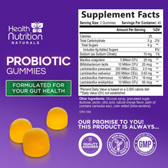 Digestive health concept with probiotic gummies