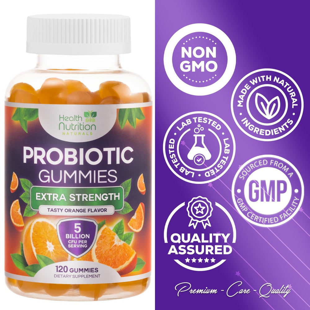 Probiotic gummies illustrating immune health support