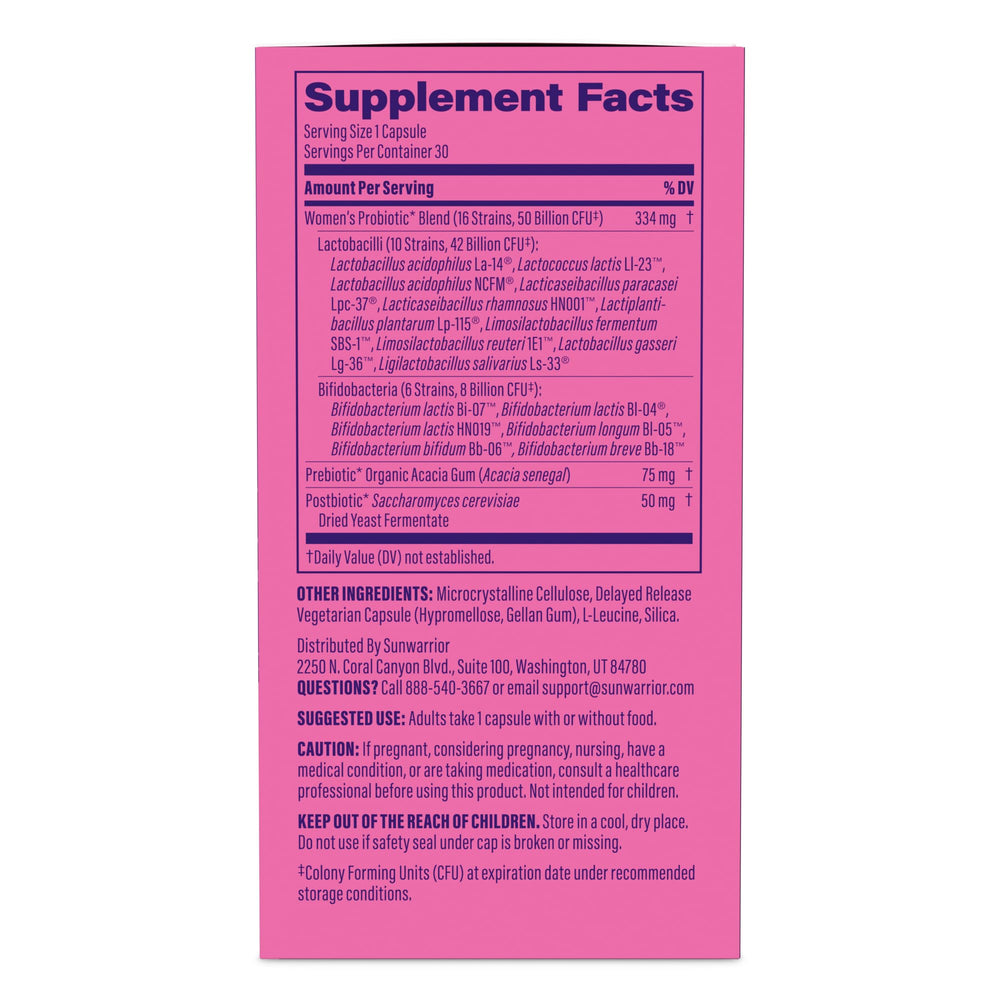 Capsules highlighting high-potency probiotic for digestion