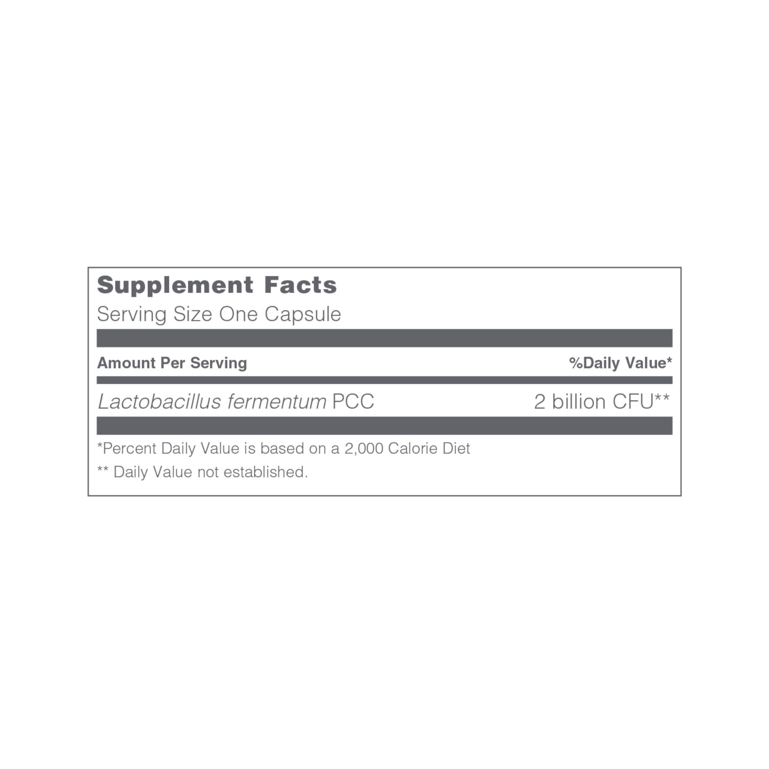 Lactobacillus fermentum PCC probiotic for gut health