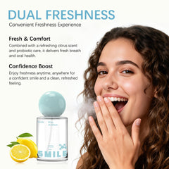 Alcohol-free label on Probiotic Oral Spray