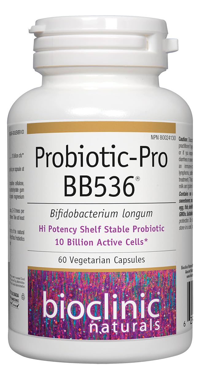 Bottle of Probiotic Pro BB536 60 VegiCaps