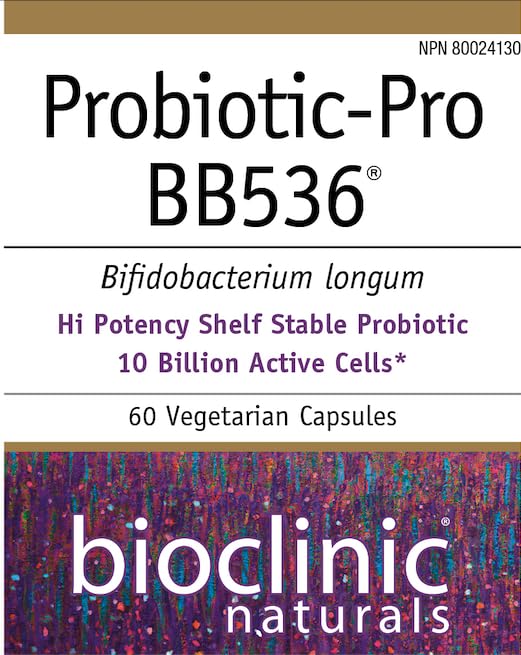 Label highlighting Bifidobacterium longum BB536 strain