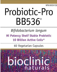 Label highlighting Bifidobacterium longum BB536 strain