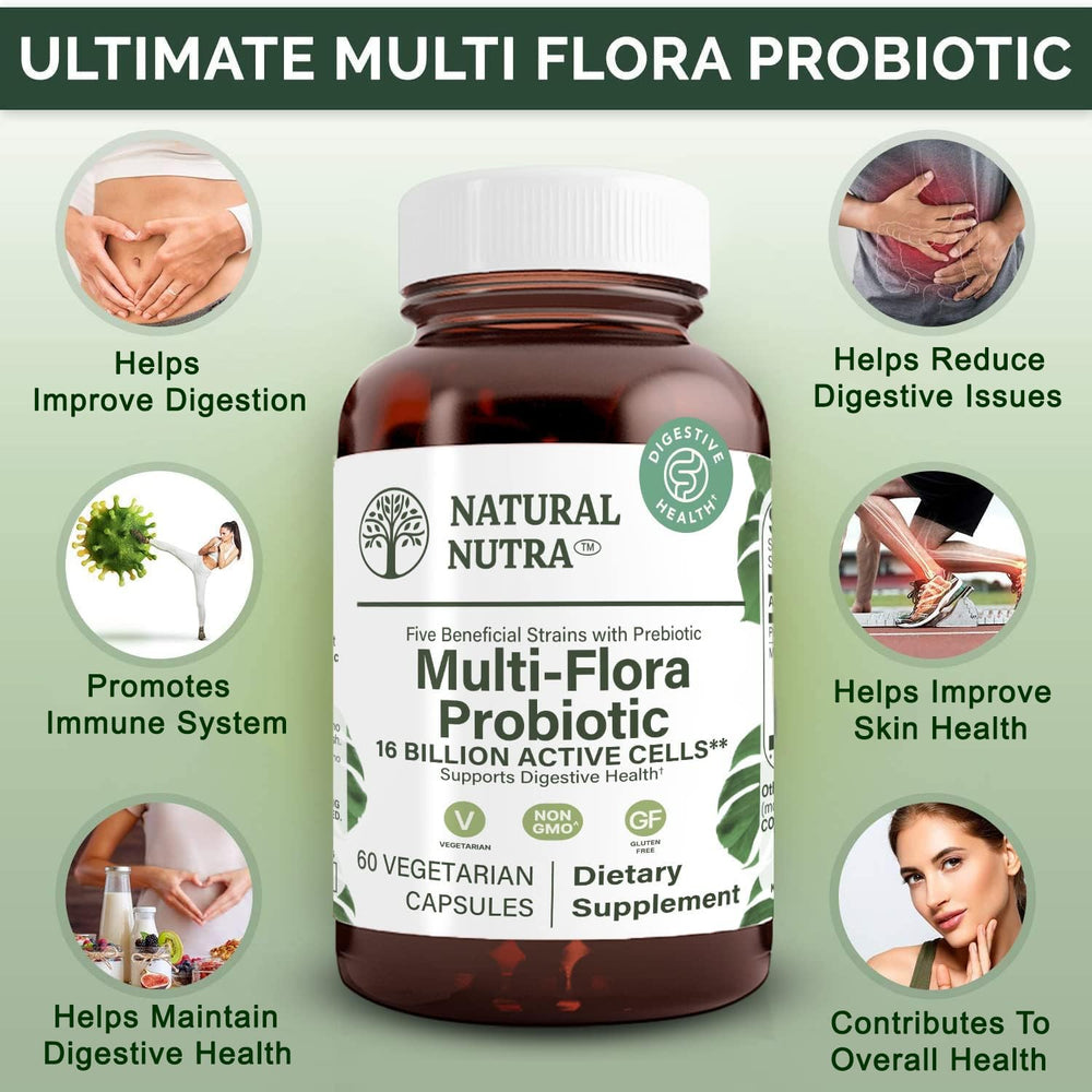 Label listing probiotic strains: Lactobacillus acidophilus, Lactobacillus lactis, Lactobacillus reuteri, Lactobacillus plantarum, Bifidobacterium bifidum
