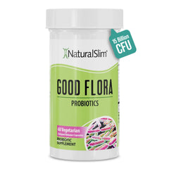 Probiotic supplement bottle with label