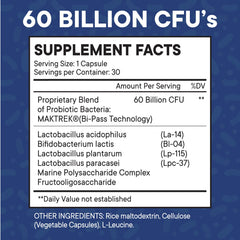 Packaging for Probiotics 60 Billion CFU with Prebiotic