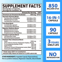 Illustration of four targeted probiotic blends for men over 50