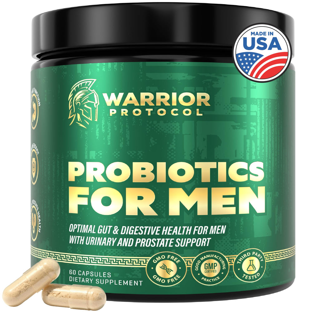 Bottle of Probiotics for Men with Prebiotics