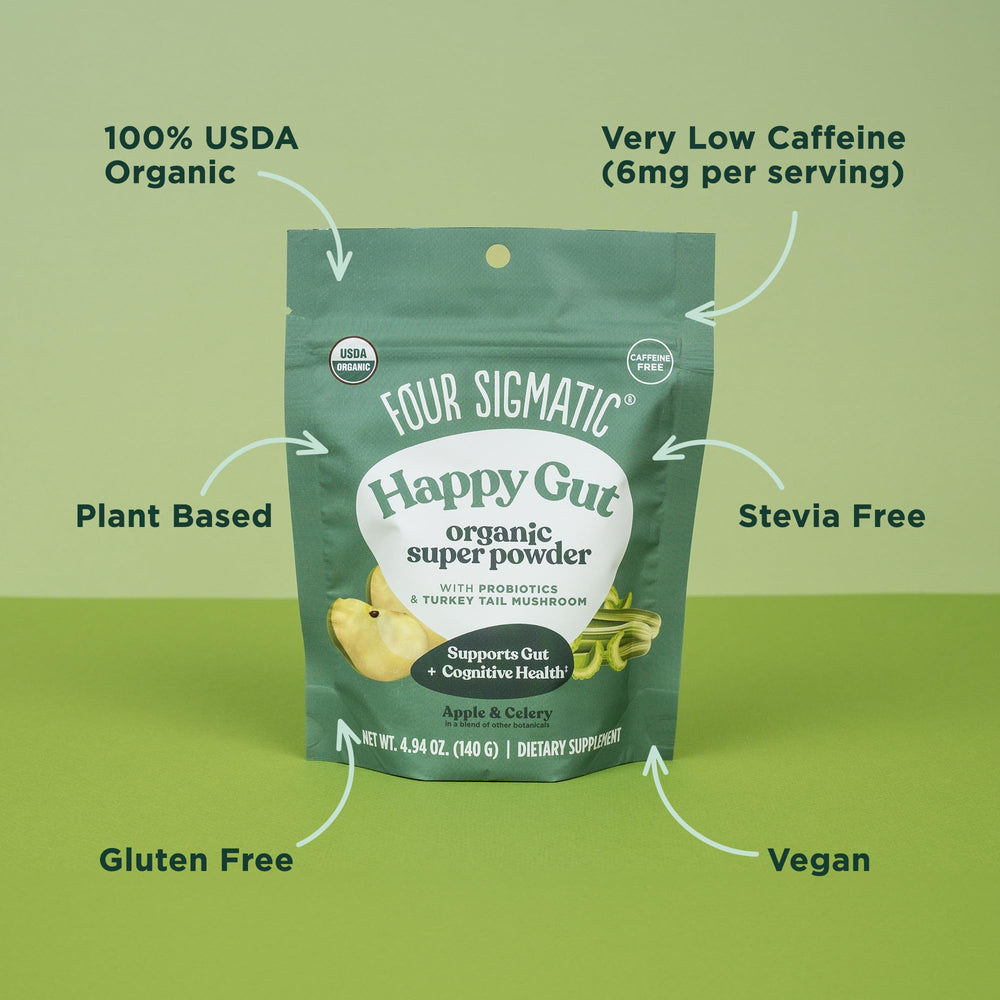 Scoop showing probiotics and prebiotics for gut health