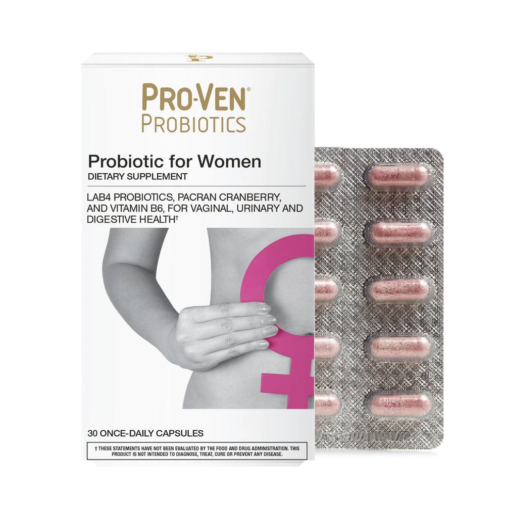 Bottle of Probiotics for Women with 17.5B CFU label