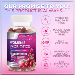 Gummies with Cranberry for Digestive and Vaginal Health