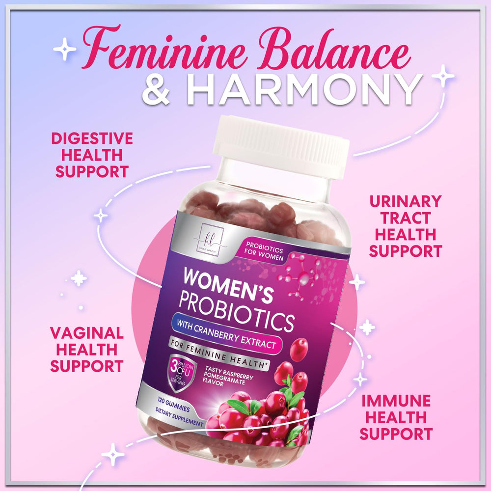 Ingredients and Cranberry for Women Probiotic Gummies