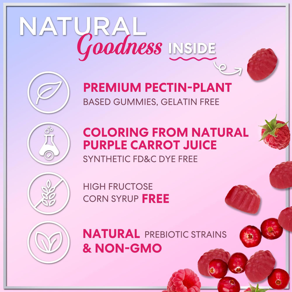 PH balance and cranberry support graphic