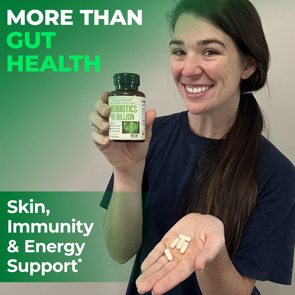 Couple taking probiotic supplement for daily wellness
