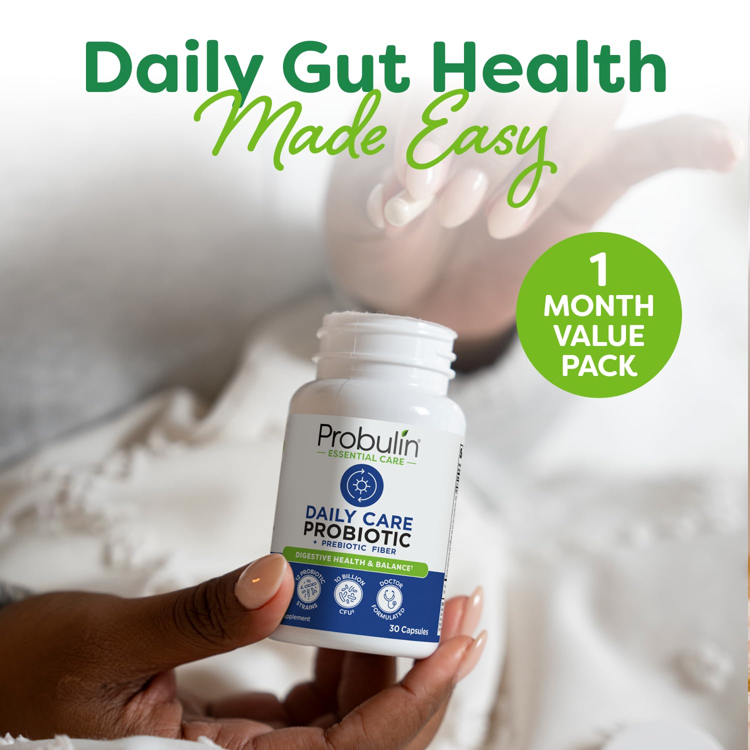 Probiotic strains and ingredients on packaging