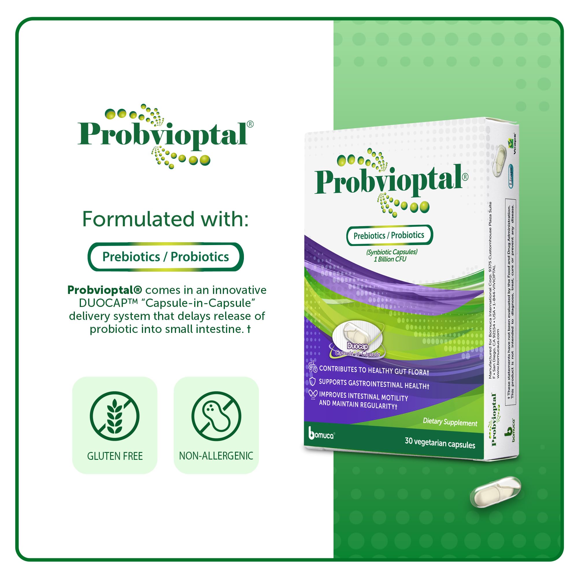 Inner capsule containing Lactobacillus acidophilus LA-14 probiotics