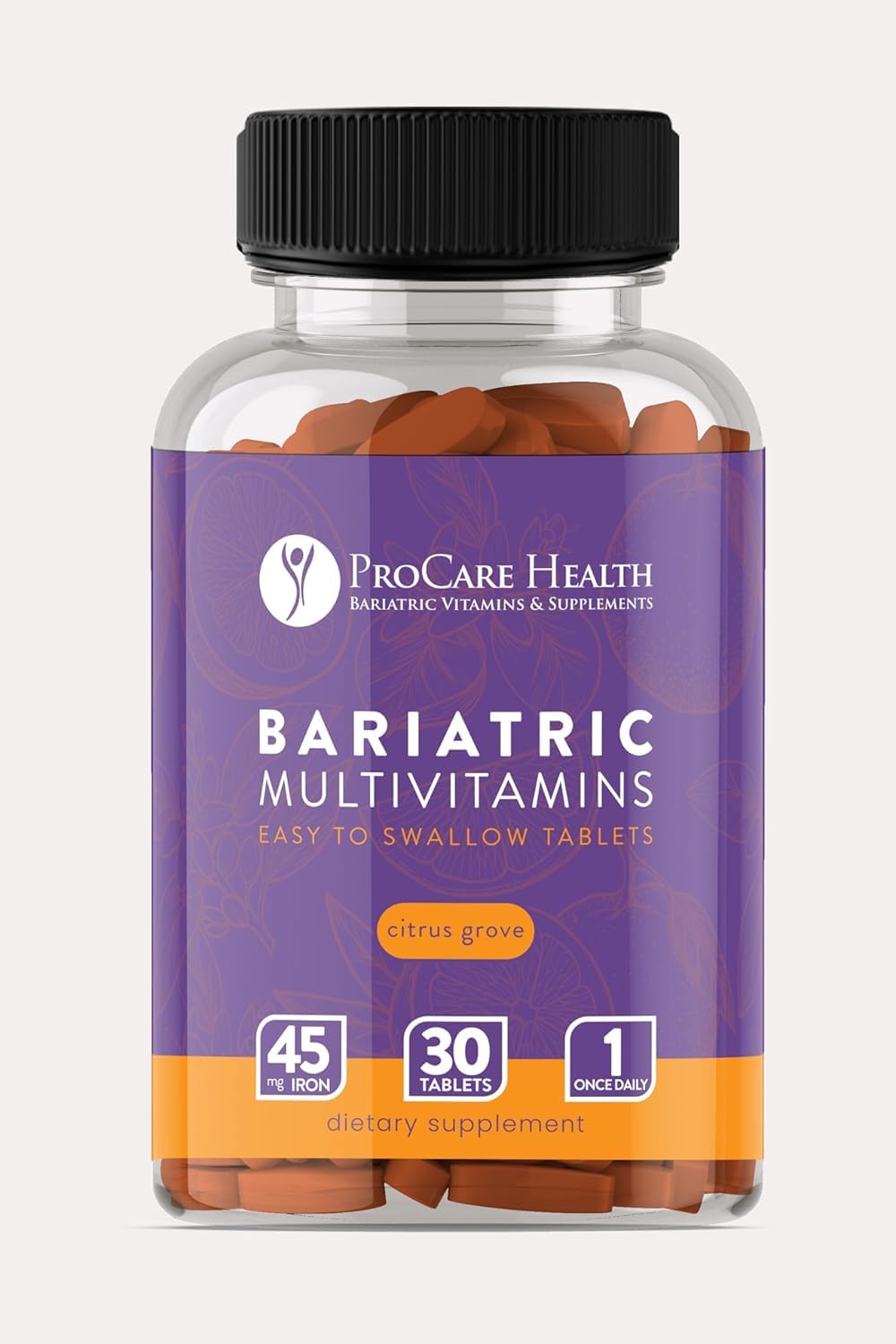 One month supply graphic for bariatric vitamins