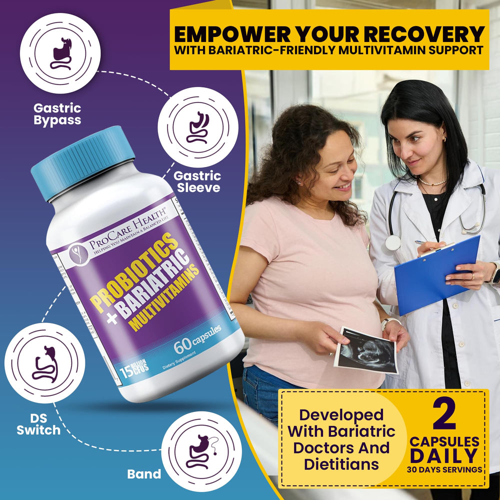 Iron fortified bariatric multivitamin with 45 mg iron per serving