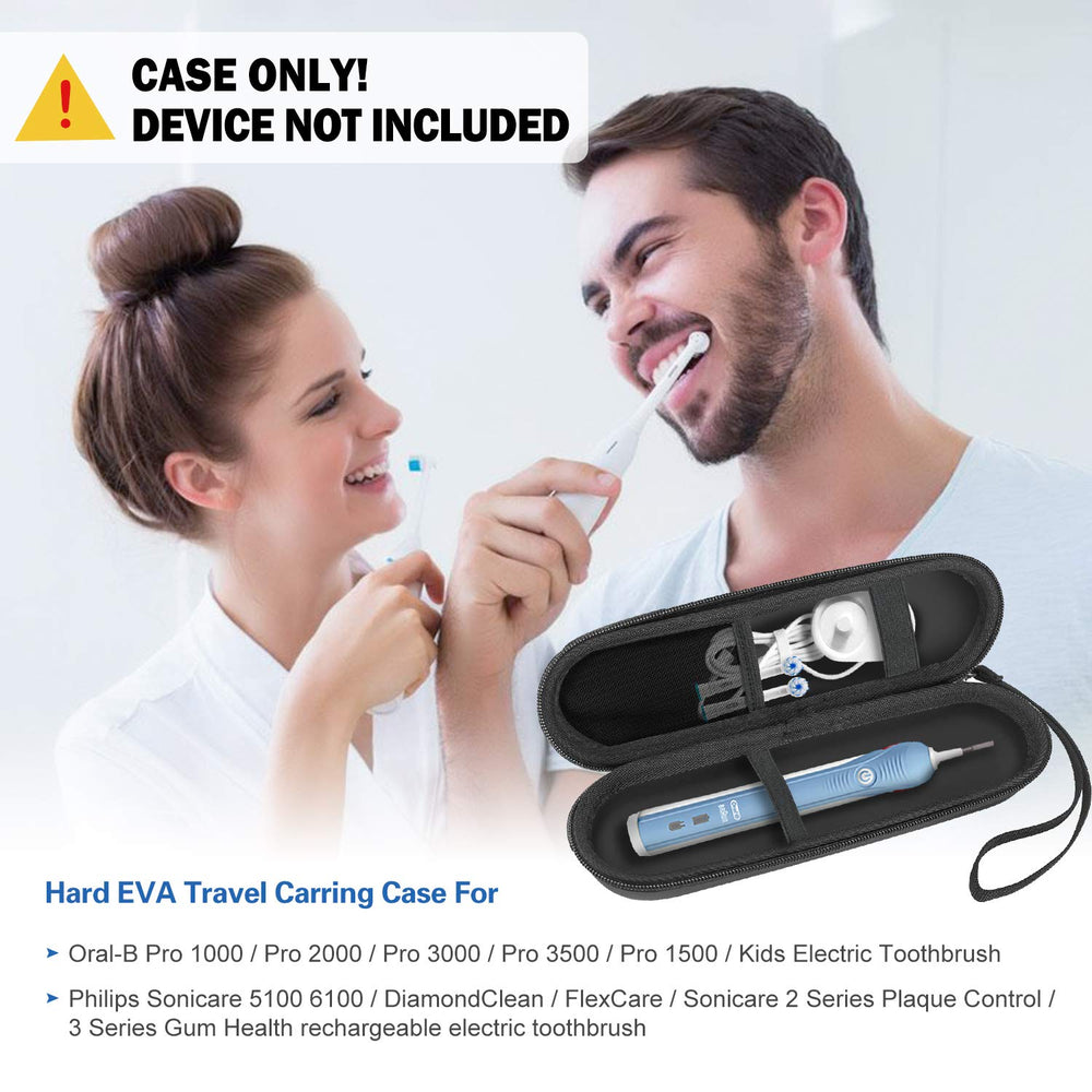 ProCase travel case with Oral-B Pro Smartseries toothbrush and IO Series Sonicare