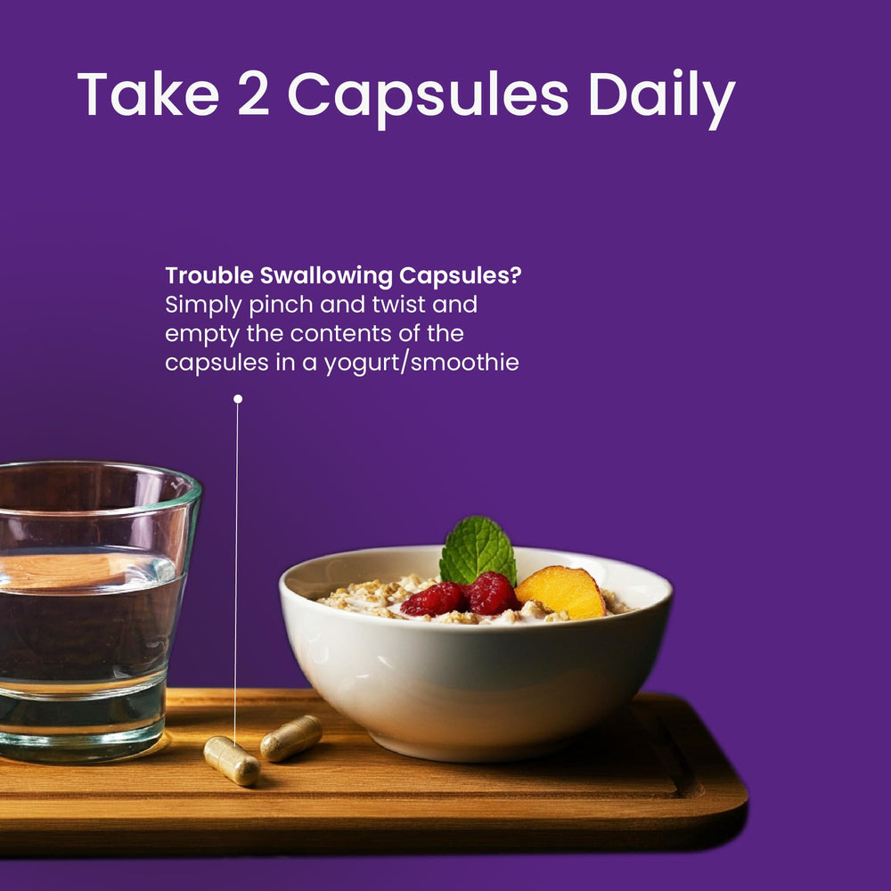 Nutrition facts panel highlighting 26 nutrients